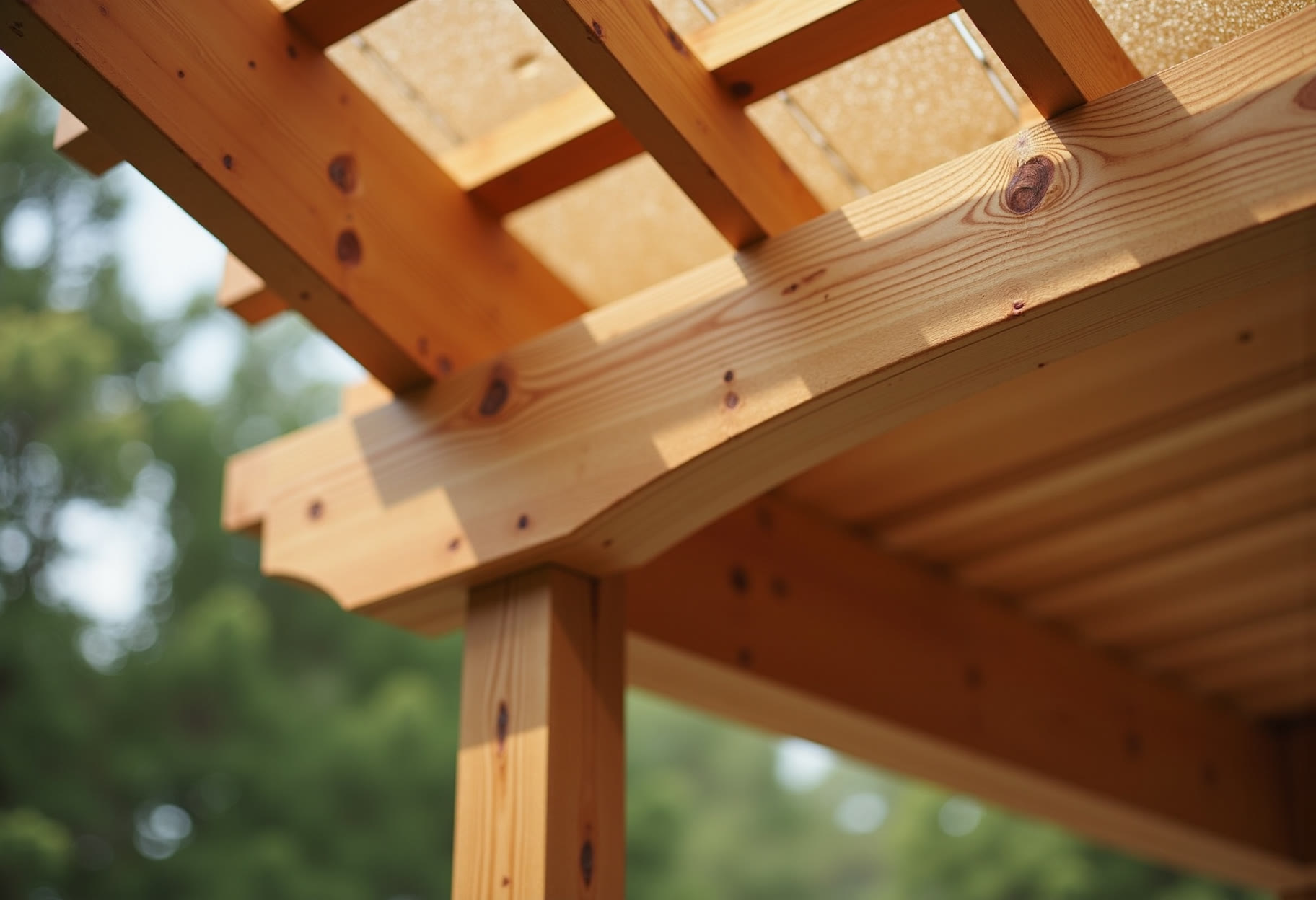 Shade structure finished edge